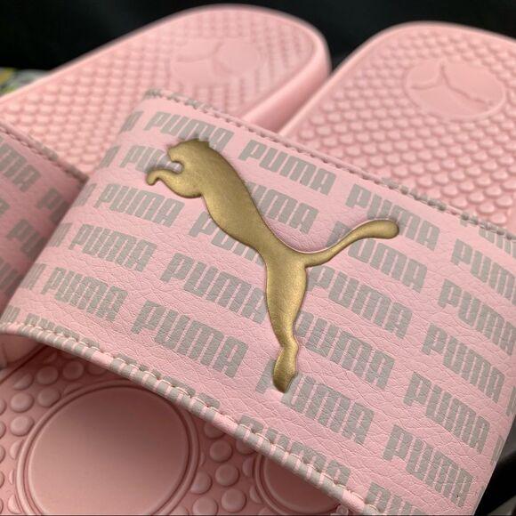 Puma Cool Cat Echo Logo Women’s Slides - Picture 5 of 9